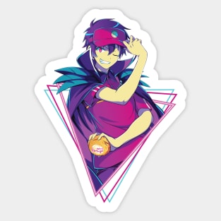 the devil is a part timer Sadao Maou Sticker